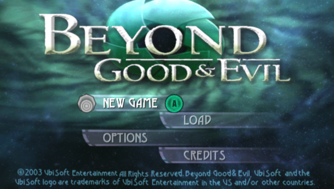 Beyond Good and Evil Title Screen